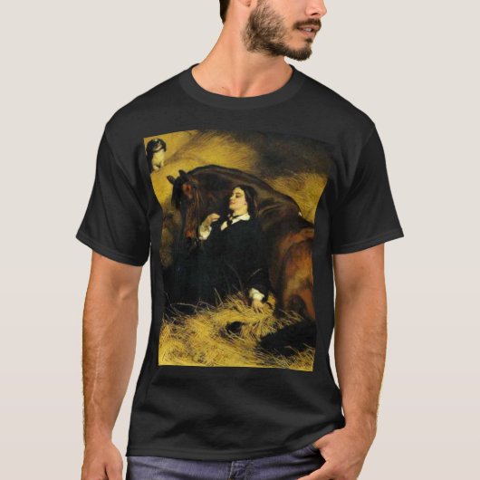 T-shirt Femme et Cheval (Devant)