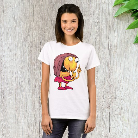 T-shirt femme étrange