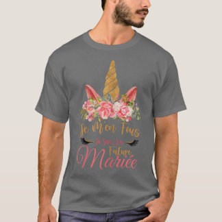 T-shirt Femme EVJF Mariée personnalisée pour être mariée C