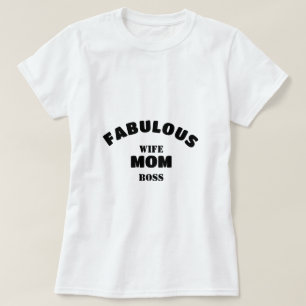 T-shirt Femme fabuleuse, Maman, Patron Modèle personnalisé