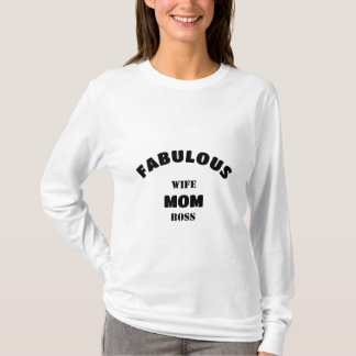 T-shirt Femme fabuleuse, Maman, Patron Modèle personnalisé