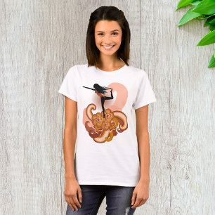 T-shirt Femme faisant du yoga