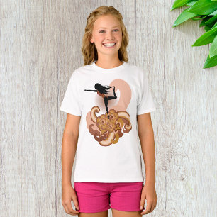 T-shirt Femme faisant du yoga