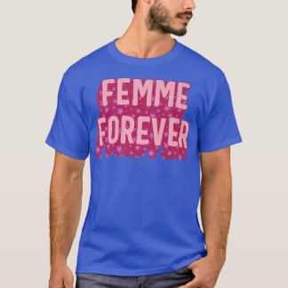 T-shirt Femme féministe pour toujours le pouvoir féminin f