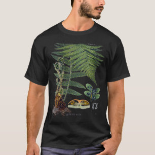 T-shirt Femme Fern Plante botanique Botany VNeck