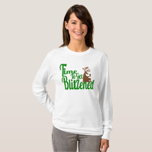 T-shirt femme fête des rennes de Noël