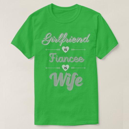 T-shirt Femme fiancée (Design devant)