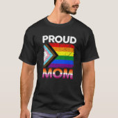 T-shirt Femme Fière Maman Transgenre Fierté Lesbienne Lgbt (Devant)