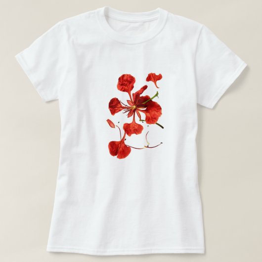 T-Shirt Femme Fleur (Design devant)
