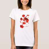 T-Shirt Femme Fleur (Devant)