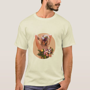 T-shirt Femme-fleurs