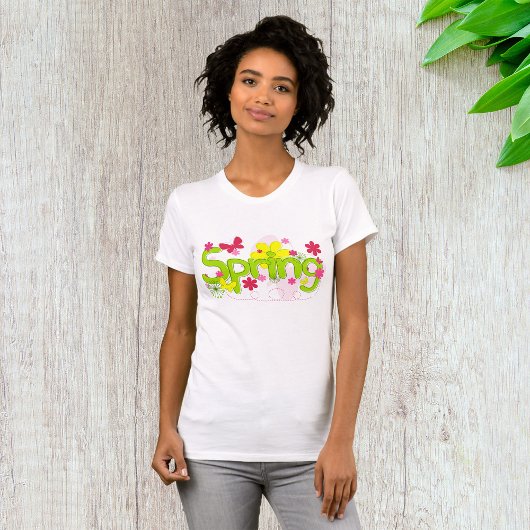 T-shirt femme Fleurs de printemps