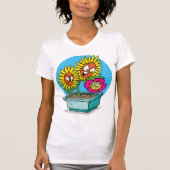 T-shirt femme Fleurs en colère (Devant)
