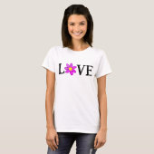 T-shirt femme Flower LOVE (Devant entier)