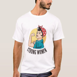 T-shirt Femme forte puissance femme T-