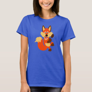 T-shirt Femme Fox Dancing Cute
