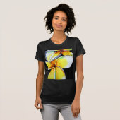 T-shirt femme frangipanienne à fleurs (Devant entier)