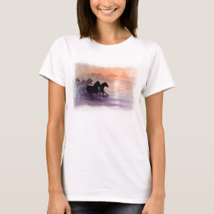 T-shirt femme "Free Spirit" avec chevaux