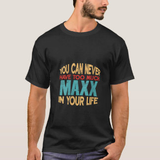 T-shirt Femme Funny Maxx Prénom Personnalisé Joke Ite