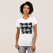 T-shirt Femme futuriste sans voile (Devant entier)