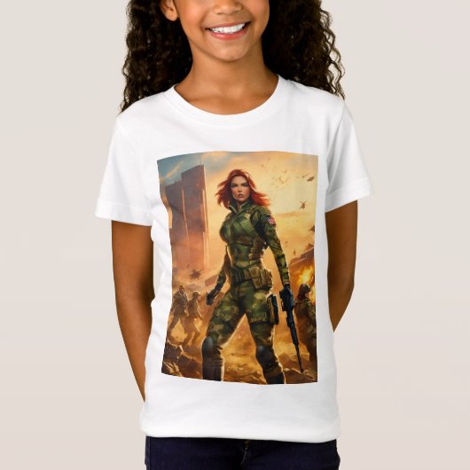 T-Shirt Femme G. I. Joe Scarlett portant le design (Devant)