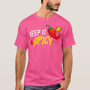 T-shirt Femme Garder Il Épicé Cadeau Hot Jalapeno Habanero