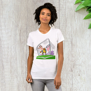 T-shirt femme gardienne de but de dessin