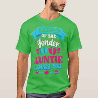 T-shirt Femme Gardienne Du Genre La tante Aime Votre Gende