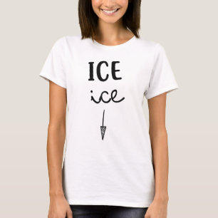 T-shirt Femme Glace drôle grossesse bébé Faire-part M