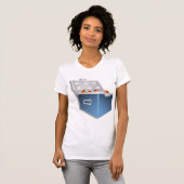 T-shirt femme Glacière de glace (Devant entier)