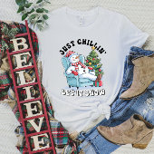 T-shirt femme Gnome Chillin Christmas
