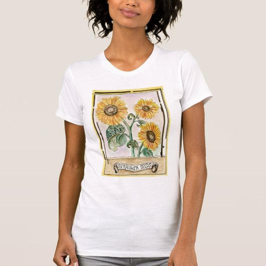T-shirt Femme Graines de tournesol (Devant)