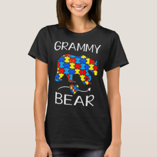 T-shirt Femme Grammy Ours Sensibilisation sur l'autisme Am