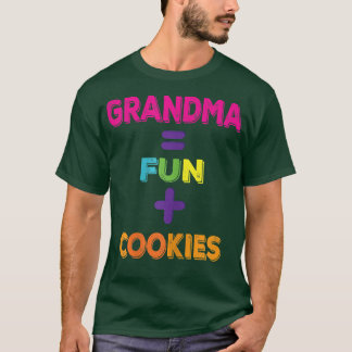 T-shirt Femme Grand-mère égalent Amusement Plus Cookies Am