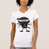 T-shirt Femme guerrière Ninja en colère (Devant)