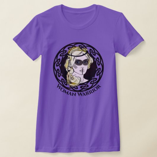 T-shirt femme guerrière viking (Poser)