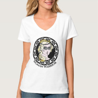 T-shirt femme guerrière viking