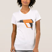 T-shirt Femme Gun à air chaud (Devant)