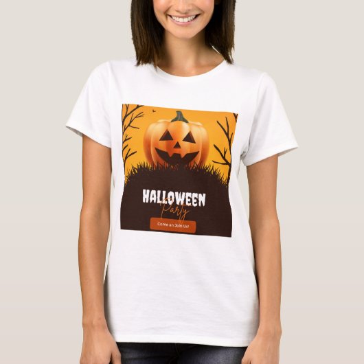 T-shirt femme Halloween (Devant)