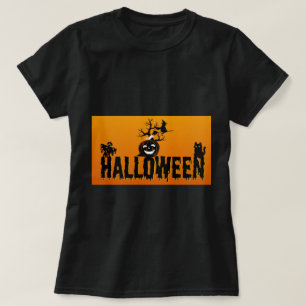 T-shirt femme Halloween Design (noir)