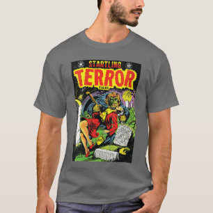 T-shirt Femme Halloween Horreur Vintage Loup-Garou Bande D