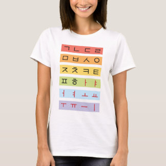 T-shirt femme Hangul
