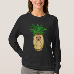T-shirt Femme Hérisson Ananas Vêtements tenue Art Cadeau H