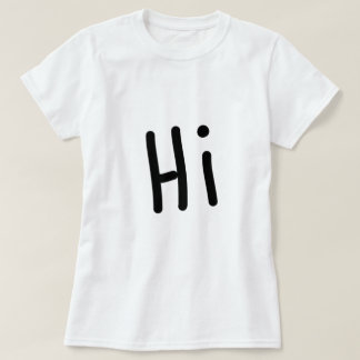 T-Shirt Femme Hi