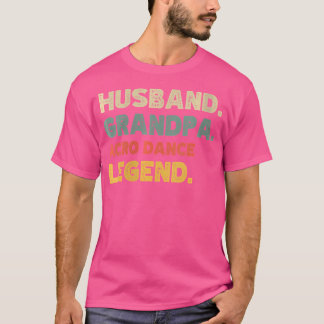 T-shirt Femme Hommes Amusant Mari Grand-père Sketpage Lége