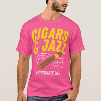 T-shirt Femme Hommes Femmes Smooth Jazz And Cigars Festiva