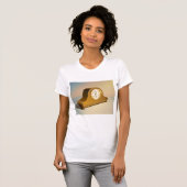 T-Shirt Femme Horloge Vintage (Devant entier)