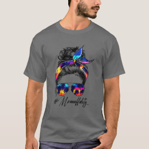 T-shirt Femme hors service Lunettes de soleil plage couche