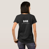 T-Shirt Femme Human Intelligence (Dos entier)