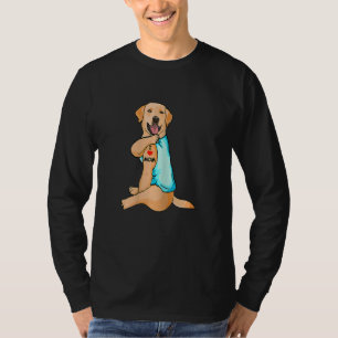 T-shirt Femme I Love Maman Tattoo Labrador Maman Chien Fem
